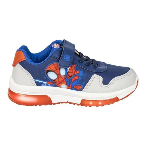 CERDÁ LIFE'S LITTLE MOMENTS Buty dziecięce Spidey ze światłem LED, Czerwony, 24 EU, Czerwony, 24 EU