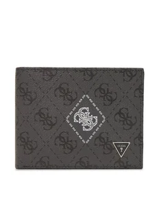 Guess Duży Portfel Męski SMMACT LEA24 Szary - Portfele - miniaturka - grafika 1