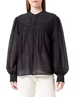 Bluzy damskie - BOSS Damska bluza C_Bonjour Blouse, czarna1, 40 (DE) - miniaturka - grafika 1