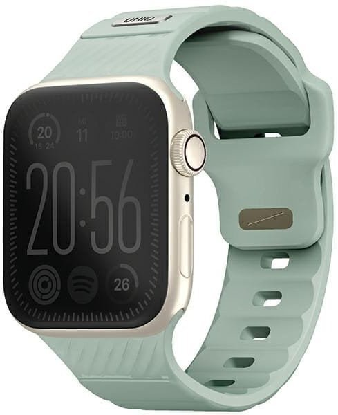 UNIQ pasek Stride Apple Watch Series1/2/3/4/5/6/7/8/9/SE/SE2 38/40/41mm FKM Rubber Strap miętowy/iceplant green