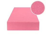 Prześcieradła dla dzieci - Prześcieradło Z Gumką 90X200 Frotte Róż - miniaturka - grafika 1