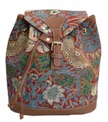 Torebki damskie - ELEGANCKA TORBA PLECAK FANTAZJA GOBELINOWA - miniaturka - grafika 1