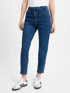 Spodnie damskie - Noisy May Dżinsy - Moni Kobiety Bawełna niebieski jednolity, 25-30 - miniaturka - grafika 1