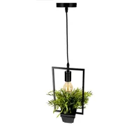Lampy sufitowe - MEA Prostokątna lampa wisząca, geometryczny prostokąt, IP20, E27, EDO777546 EDO - miniaturka - grafika 1