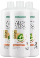 Suplementy naturalne - Aloes żel do picia brzoskwinia 1000ml trójpak LR Lifetakt Aloe Vera Peach Flavour Aloe Vera Drinking Gel Traditional Peach 1000ml Trójpak - miniaturka - grafika 1