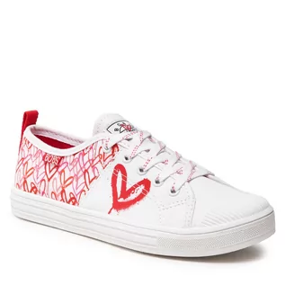 Trampki damskie - Skechers Trampki All Corazon 113952/WRPK White/Red/Pin - grafika 1