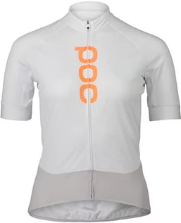 Koszulki rowerowe - POC POC Essential Road Logo Jersey Women, biały M 2022 Koszulki kolarskie 53300-8396-MED - grafika 1