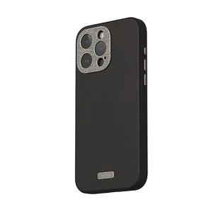 Moshi Napa MagSafe - Skórzane etui iPhone 15 Pro (Midnight Black) - Etui i futerały do telefonów - miniaturka - grafika 2