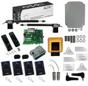 Zestawy do bram - FAAC Zestaw ALFA 414 do 3 m + Lampa XLED + 4 Piloty - miniaturka - grafika 1