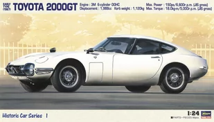 Hasegawa 1/24 Toyota 2000 GT (model Car) - Modele do sklejania - miniaturka - grafika 1