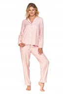 Piżamy damskie - Urocza PI��AMA DAMSKA w Groszki Dwucz����ciowa D��ugi R��kaw Spodnie MORAJ XXL - miniaturka - grafika 1