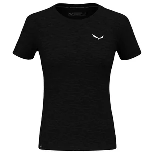 Koszulka damska Salewa Eagle Minilogo AM T-Shirt Black Out 38 - Koszulki i topy damskie - miniaturka - grafika 1