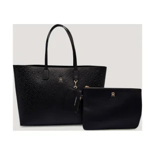 Tommy Hilfiger Shopperka + saszetka TH ICON - Torebki damskie - miniaturka - grafika 1