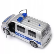 Samochody i pojazdy dla dzieci - Policja metalowa z dźwiękiem - Trifox - miniaturka - grafika 1
