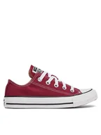 Trampki damskie - Converse Trampki Chuck Taylor All Star Ox M9691C Bordowy - miniaturka - grafika 1