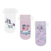 Skarpetki dla dzieci - Skarpety Peppa Pig ACCCS-SS25-205PP(3-PACK) Biały - miniaturka - grafika 1
