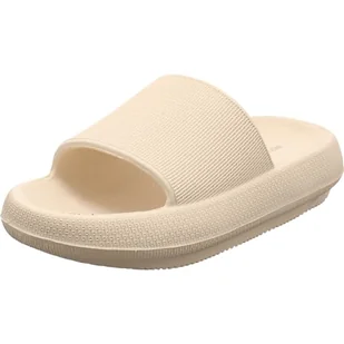 TOM TAILOR Klapki damskie 7490230002, ltcream, 38 EU - Klapki i japonki damskie - miniaturka - grafika 1