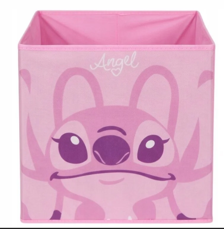 Pojemnik pudełko Lilo & STITCH ANGEL na zabawki kosz stich Różowy
