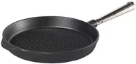 Patelnie - Skeppshult Żeliwna patelnia do grillowania (25 cm) Chef s Selection - miniaturka - grafika 1