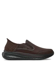 Skechers Półbuty Slade 205237 Brązowy - Półbuty męskie - miniaturka - grafika 1