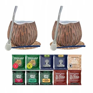 Zestaw startowy dla dwojga Yerba Mate 500g 10x50g - Yerba Mate Zestaw startowy dla dwojga Yerba Mate 500g 10x50g - Yerba Mate - miniaturka - grafika 1