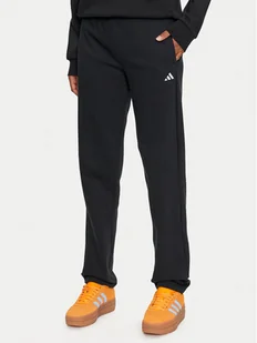 adidas Spodnie dresowe Essentials Small Logo IW0221 Czarny Regular Fit - Spodnie sportowe damskie - miniaturka - grafika 1