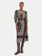 Sukienki - Liu Jo Sukienka codzienna MF5394 TS117 Brązowy Regular Fit - miniaturka - grafika 1