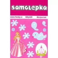 Zabawki kreatywne - Fandy Naklejki papierowe Mini Księżniczki - miniaturka - grafika 1