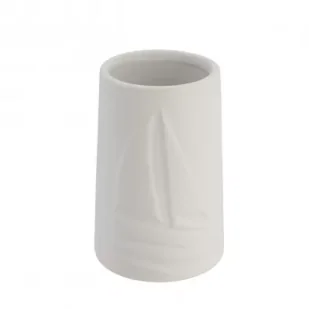 Tendance Kubek łazienkowy Manureva White - Pojemniki łazienkowe - miniaturka - grafika 1