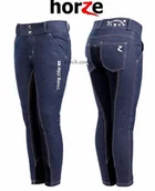 Bryczesy - HORZE Bryczesy młodzieżowe DAMITA jeans - miniaturka - grafika 1