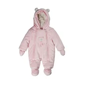 Kombinezony dla dzieci - Dziecięcy kombinezon „miś”, różowy, rozmiar 86 - miniaturka - grafika 1