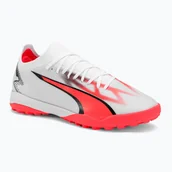 Piłka nożna - Buty piłkarskie męskie PUMA Ultra Match TT puma white/puma black/fire orchid - miniaturka - grafika 1