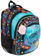 Plecaki szkolne i tornistry - Lekki Plecak Szkolny 4-KOMOROWY BPL58 Stitch Mint, 22L Dla Dziewczynki - miniaturka - grafika 1