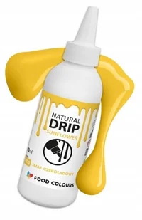 Polewa Czekoladowa Drip Sos Na Tort Deser Monoporcje ŻÓŁTY 100ml - Dodatki do ciast w proszku - miniaturka - grafika 1