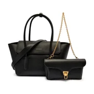 Torebki damskie - Coccinelle Skórzana torebka na ramię 4w1 DOUBLE BEAT - miniaturka - grafika 1