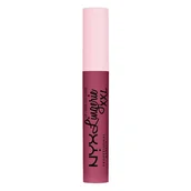 Szminki - NYX Professional Makeup Professional Makeup - Lip Lingerie XXL Matte Liquid Lipstick - Matowa pomadka do ust w płynie - 4 ml - 13 - PEEK SHOW NYXPUPML-4ML-19 - miniaturka - grafika 1