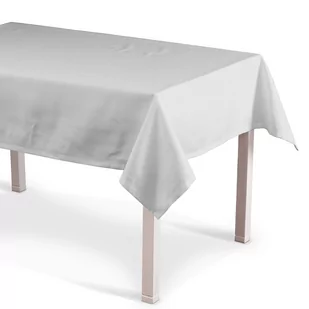 Dekoria Obrus prostokątny biały 130x130 cm Linen 420-392-04 - Obrusy i serwetki - miniaturka - grafika 1