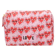 Kosmetyczki, organizery i kuferki - Kosmetyczka, Walentynki, LOVE - miniaturka - grafika 1
