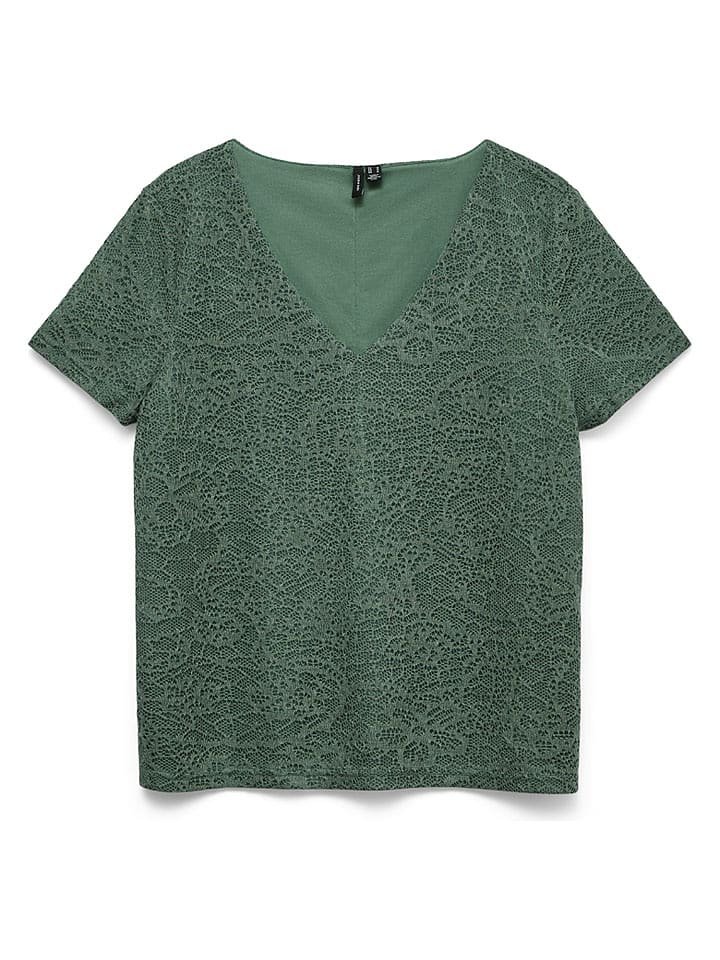 Vero Moda Koszulka w kolorze zielonym