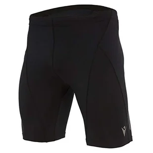 Macron Męskie szorty Run Chinook Fbj Charles Bermudy Heavy Stretch Man Blk, czarne, XL, Czarny, XL - Spodenki damskie - miniaturka - grafika 1