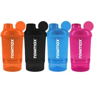Shakery i bidony sportowe - nowmax® Shaker Wave+ Nano 300 ml +150 ml - miniaturka - grafika 1