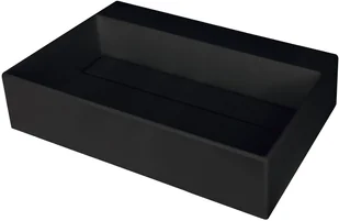 Umywalka nablatowa Deante Correo 40x60 cm prostokątna nero CQR_NU6M - Umywalki - miniaturka - grafika 1