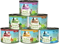 Mokra karma dla kotów - Zestaw próbny catz finefood Bio, 6 x 85/200 g - Pakiet mieszany, 6 x 200 g (6 smaków) - miniaturka - grafika 1