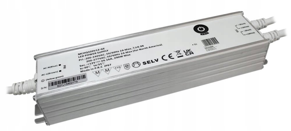 POS MCHQ320V12-GE, Zasilacz, Zasilacze/mchq-e Ge, Led Driver 12V/24.16...