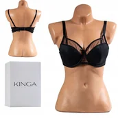 Biustonosze - ﻿Biustonosz Sophie Kinga półustywniany czarny 70I - miniaturka - grafika 1