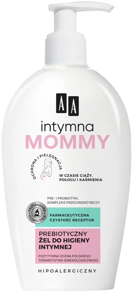 AA Mommy, Prebiotyczny Żel Do Higieny Intymnej, 300ml