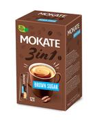 Kawa - Napój Kawowy 3w1 Instant Brown Sugar Mokate Mix Kawowy brązowy cukier 12x - miniaturka - grafika 1