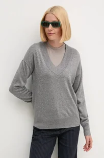 Joop! sweter wełniany damski kolor szary  30043972 - Swetry damskie - miniaturka - grafika 1