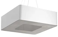 Lampy sufitowe - Biały nowoczesny kwadratowy żyrandol - 7X EX703 F6-Z10 - miniaturka - grafika 1