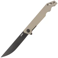 Noże - Nóż składany Kubey Knife Pylades Tan G10, Blackwash AUS-10 (KU253C) - miniaturka - grafika 1